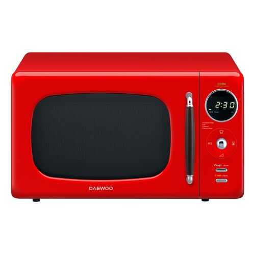 Микроволновая печь соло Daewoo KOR-669RR Red в Телемакс