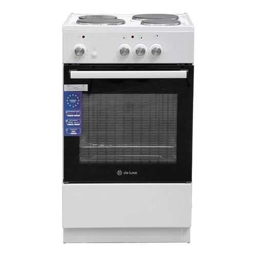 Электрическая плита DeLuxe 5003.18э White в Телемакс