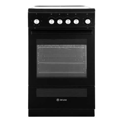 Электрическая плита DeLuxe 506004.13 ЭС-001 Black в Телемакс
