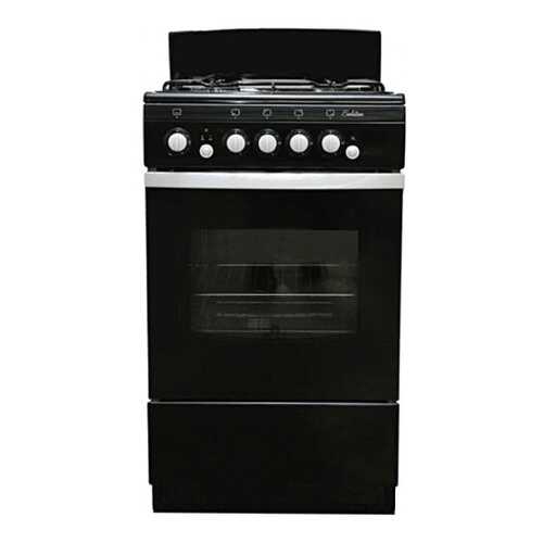 Газовая плита DeLuxe 5040.36Г(Щ) Black в Телемакс
