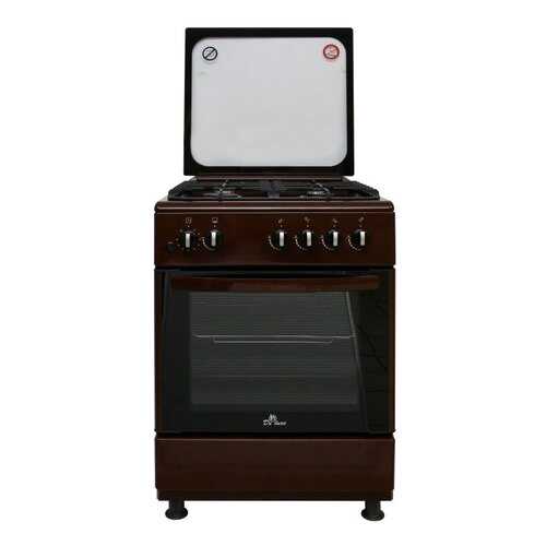 Газовая плита DeLuxe 606040.24-002Г (КР) ЧР Brown в Телемакс