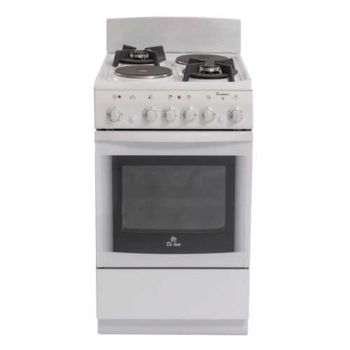 Комбинированная плита DeLuxe 506022.04 гэ (щ) White в Телемакс