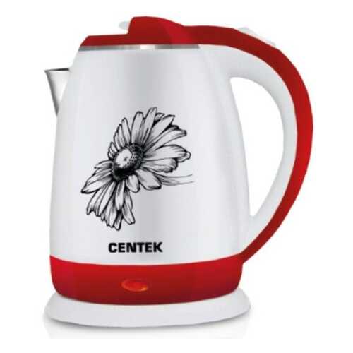 Чайник электрический Centek CT-1026 Flower Red в Телемакс