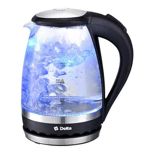 Чайник электрический Delta DL-1202 Black в Телемакс
