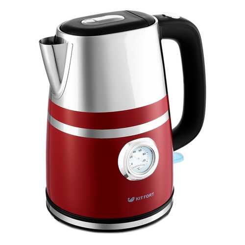 Чайник электрический Kitfort КТ-670-2 Silver/Brown в Телемакс