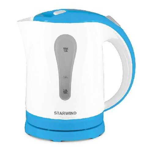 Чайник электрический Starwind SKP1217 White/Blue в Телемакс