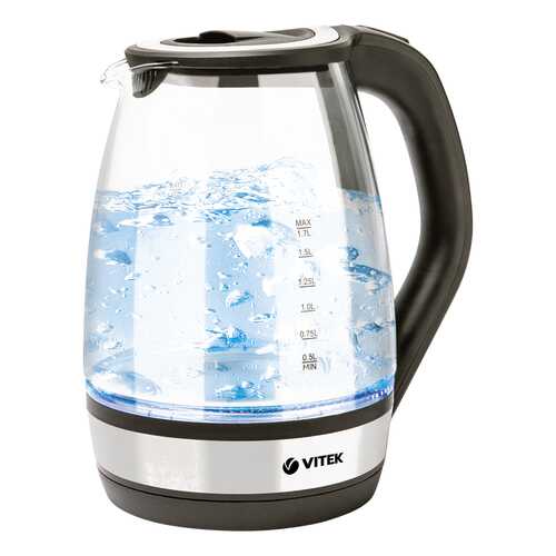 Чайник электрический Vitek VT-7044 Black/Silver в Телемакс