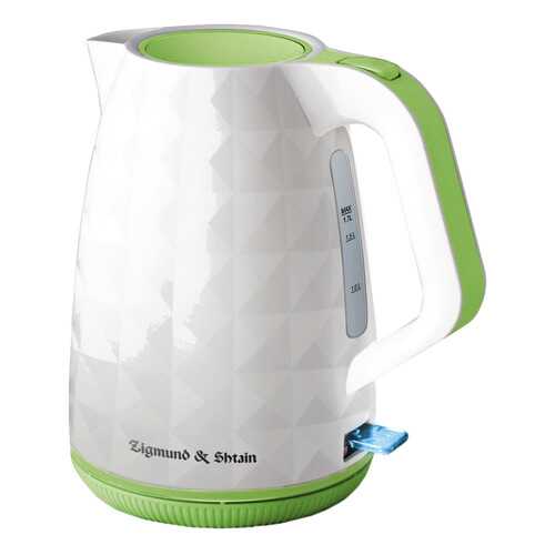 Чайник электрический Zigmund & Shtain KE-619 White/Green в Телемакс