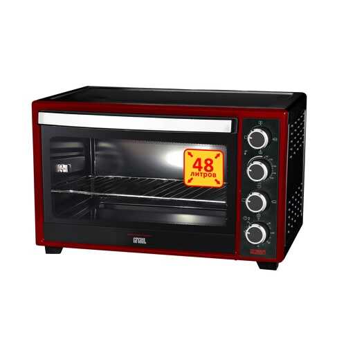 Мини-печь GFGRIL GFO-48BR Black/Red в Телемакс