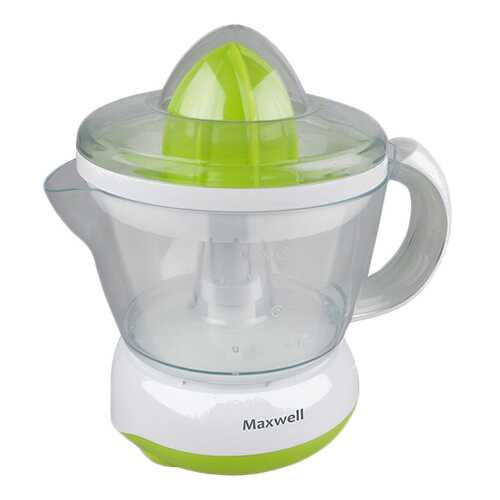 Соковыжималка для цитрусовых Maxwell MW-1107G white/green в Телемакс