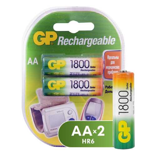 Аккумуляторная батарея GP Batteries 180AAHC-2DECRC2 2 шт в Телемакс
