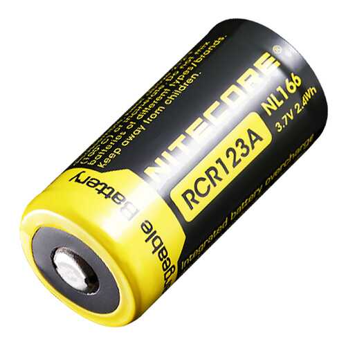 Аккумуляторная батарея Nitecore NL166 RCR123/16340 1 шт в Телемакс