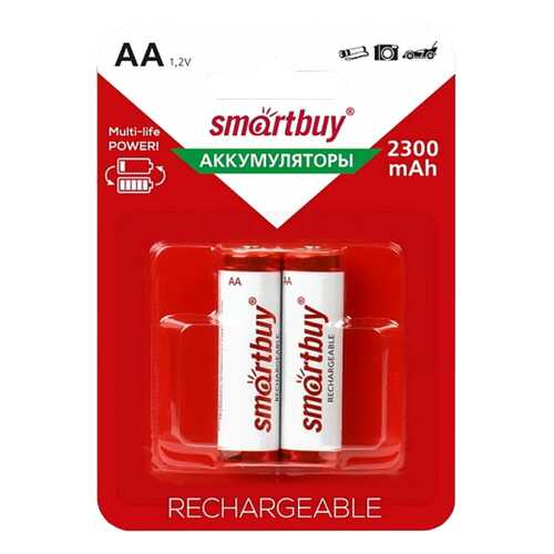 Аккумуляторная батарея SmartBuy SBBR-2A02BL2300 2 шт в Телемакс