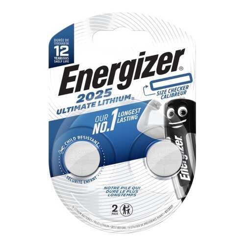 Батарея Energizer Ultimate Lithium CR2025 BP2 2 шт. (E301319400) в Телемакс