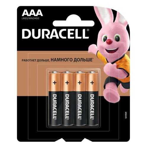 Батарейка Duracell Basic LR03 15597 4 шт в Телемакс