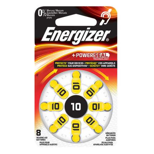 Батарейка Energizer Hearing Zinc Air 10 PS TL8 8 шт в Телемакс