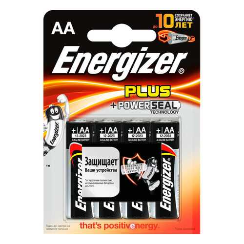 Батарейка Energizer Plus AA-LR6 4 шт в Телемакс