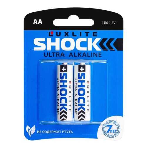 Батарейка Luxlite Shock АА 2 шт в Телемакс