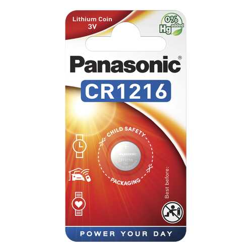 Батарейка Panasonic CR-1216EL/1B 1 шт в Телемакс