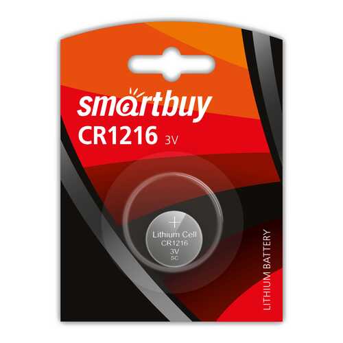 Батарейка SmartBuy CR1216 BL1 1 шт в Телемакс