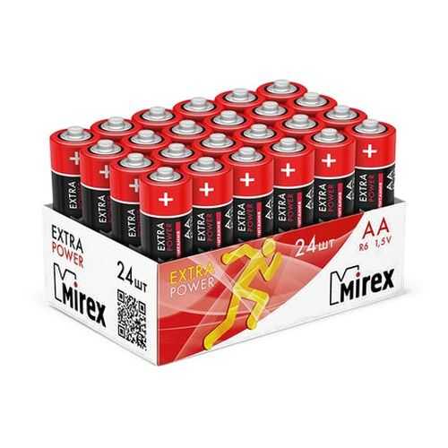 Батарейка солевая Mirex R6/AA 1,5V 24 шт в Телемакс