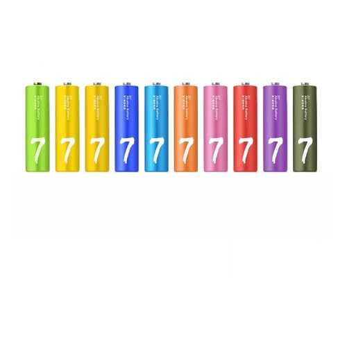 Батарейка Xiaomi Mi Rainbow ZI7 AAA 10 шт в Телемакс