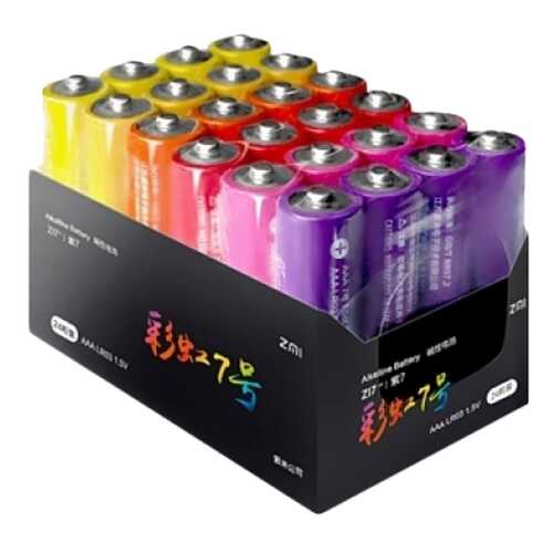 Батарейка Xiaomi ZMi Rainbow I5 AA 24 шт в Телемакс