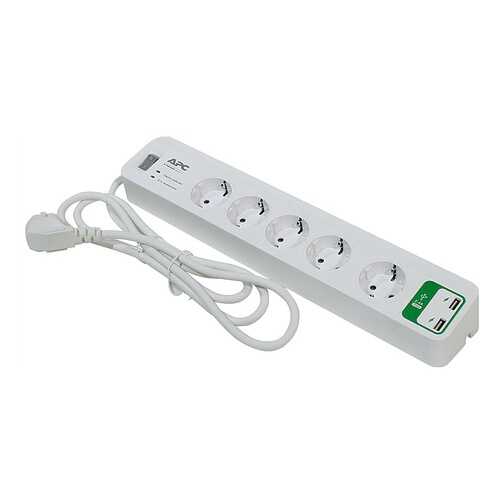Сетевой фильтр APC PM5U-RS-5-1,83, 5 розеток, 1,83 м, White в Телемакс