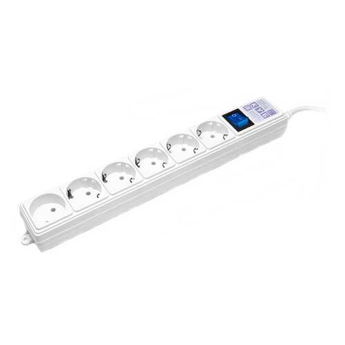Сетевой фильтр Power Cube SPG-16B, 6 розеток, 1,9 м, White в Телемакс