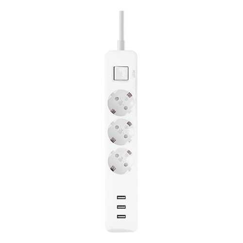 Сетевой фильтр Xiaomi Mi Power Strip, 3 розетки, 1,4 м, White в Телемакс