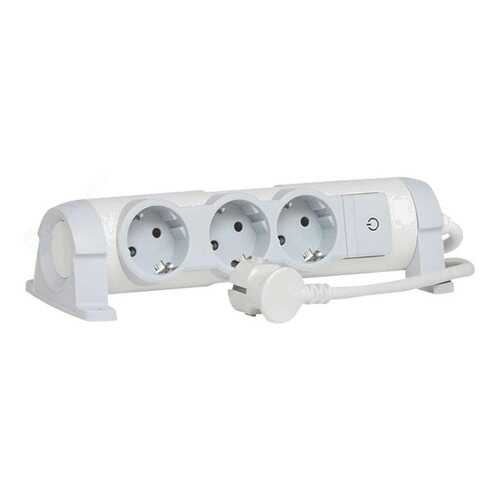 Удлинитель Legrand 3x2К+З, 3 розетки, 3 м, White в Телемакс