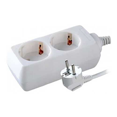 Удлинитель Volsten S 2x5-Z, 2 розетки, 5 м, White в Телемакс
