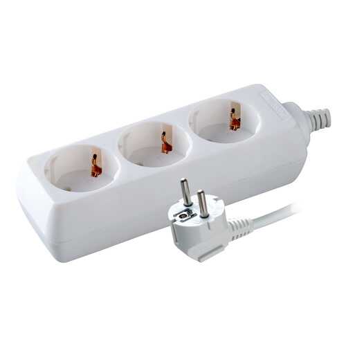 Удлинитель Volsten S 3x1,5-Z, 3 розетки, 1,5 м, White в Телемакс