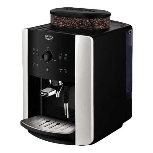 Кофемашина автоматическая Krups Happy EA811810 White/Black в Телемакс