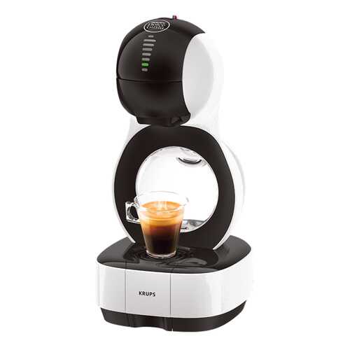 Кофемашина капсульного типа Krups Lumio KP130110 White/Black в Телемакс