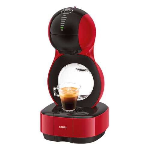 Кофемашина капсульного типа Krups Lumio KP130510 Red/Black в Телемакс