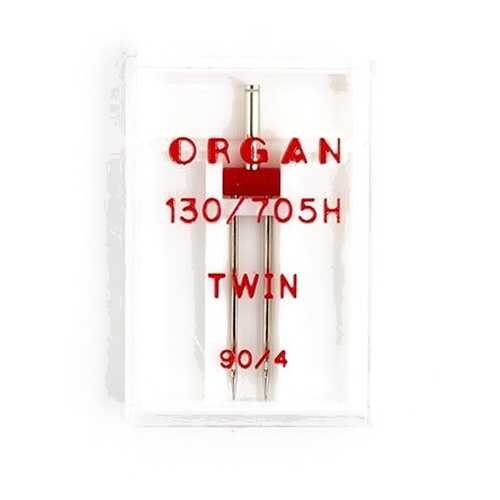 Иглы Organ двойные №90/4 для БШМ упак,1 игла в Телемакс