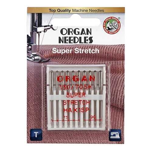 Иглы Organ супер стрейч 10/75-90 Blister в Телемакс
