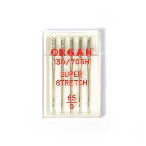 Иглы Organ супер стрейч №65 для БШМ упак,5 игл в Телемакс