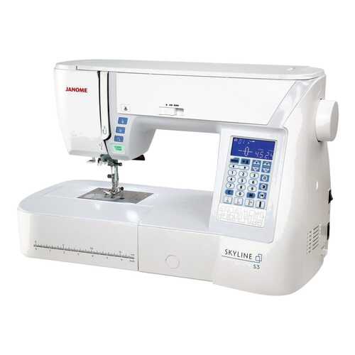 Швейная машина Janome Skyline S3 Белый в Телемакс