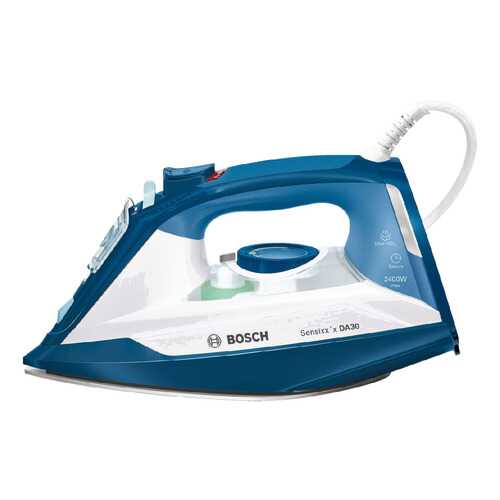 Утюг Bosch Sensixx'x DA30 Secure TDA3024110 White/Blue в Телемакс