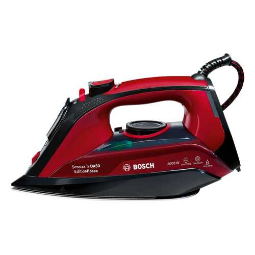 Утюг Bosch Sensixx`x DA50 TDA503011P Red/Black в Телемакс