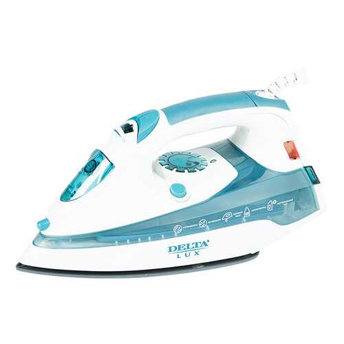 Утюг Delta Lux DL-710 white/Blue в Телемакс