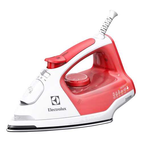 Утюг Electrolux 3 Safety Plus EDB5210 White/Red в Телемакс