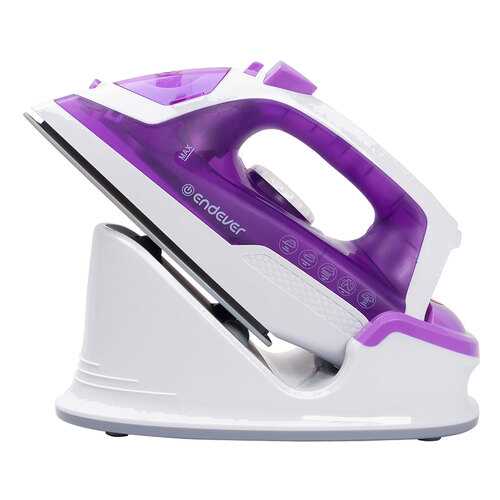 Утюг Endever Delta 120 White/Purple в Телемакс