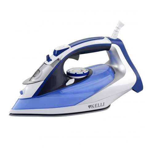 Утюг KELLI KL-1638 White/Blue в Телемакс