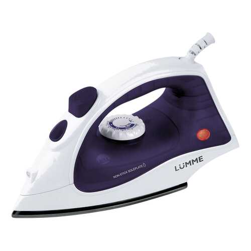 Утюг LUMME LU-1129 White/Purple в Телемакс