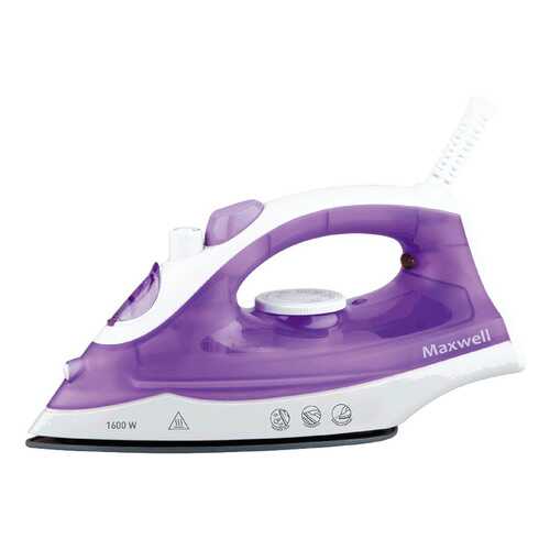 Утюг Maxwell MW-3052 VT White/Purple в Телемакс