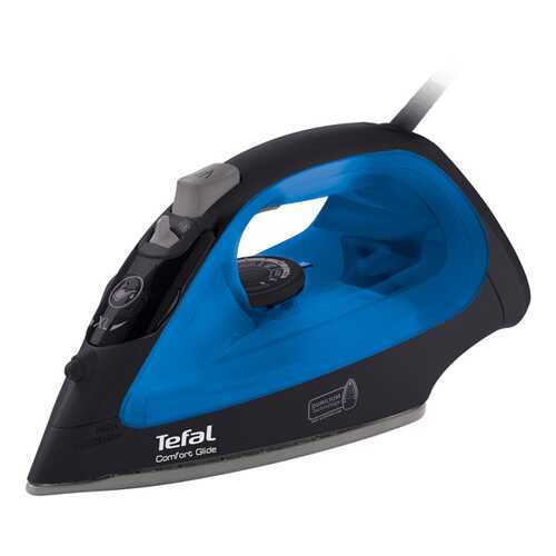 Утюг Tefal Comfort Glide FV2674E0 Black/Blue в Телемакс