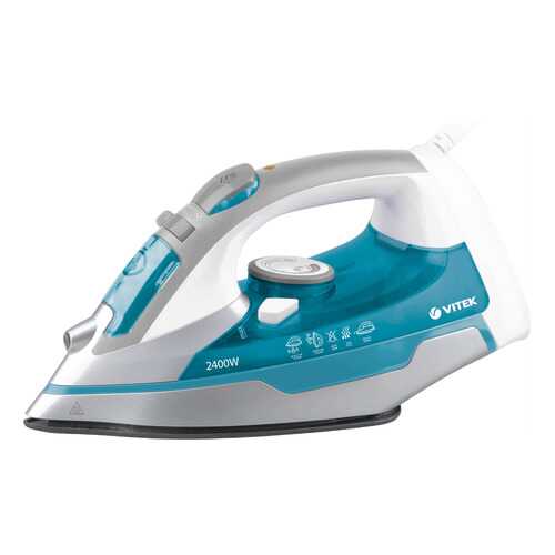 Утюг VITEK VT-1258 White/Cyan в Телемакс